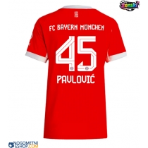 Ženski Nogometni dresi Bayern Munich Aleksandar Pavlovic #45 Domači 2025-26 Kratek Rokav